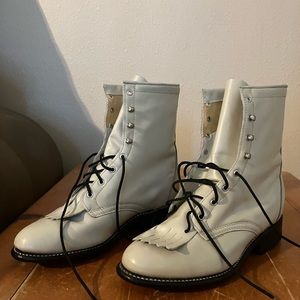 Laredo lace up cowboy boots